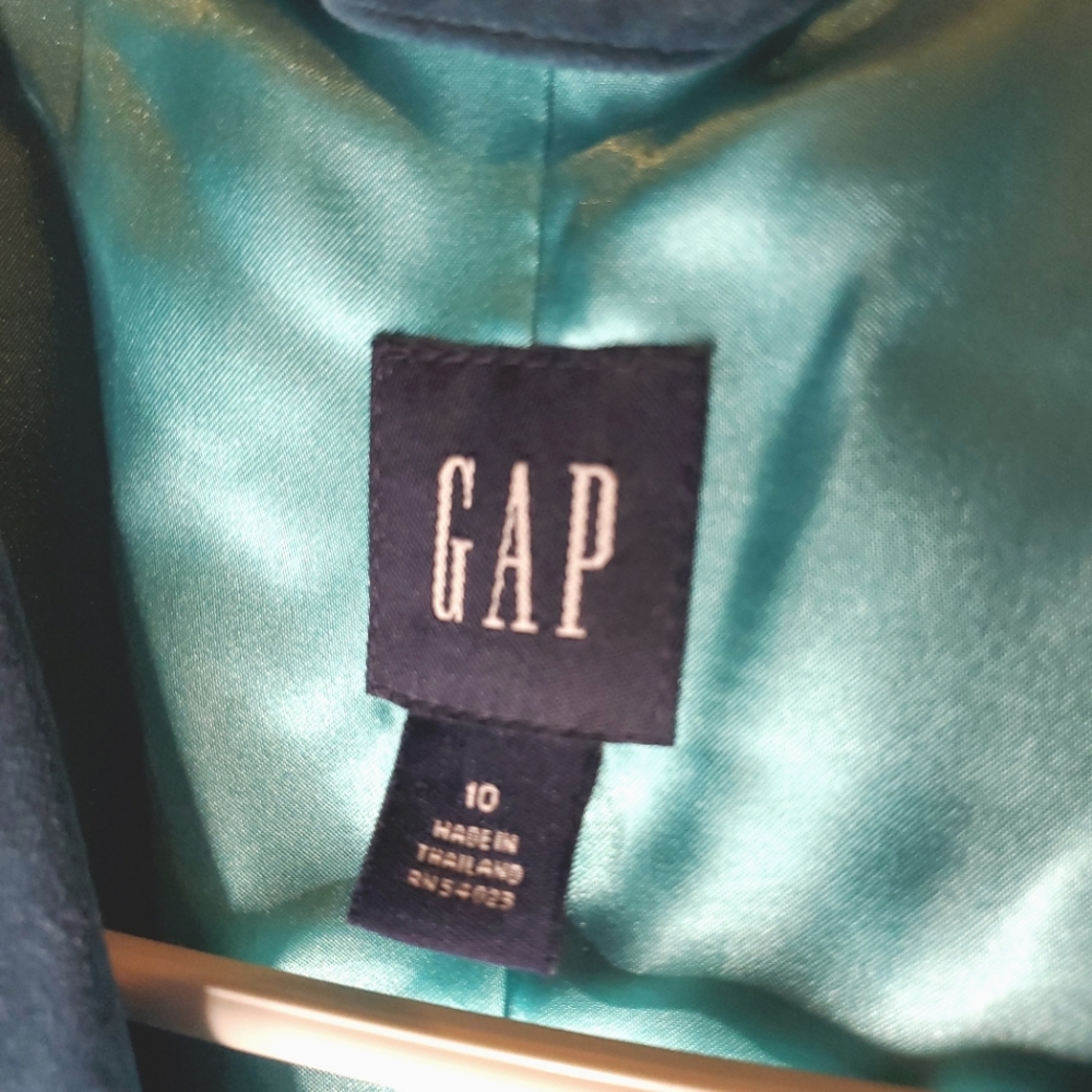 Blue velvet GAP jacket